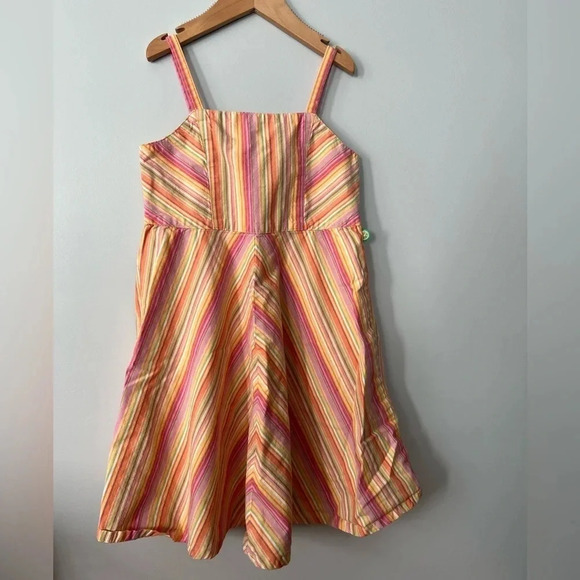 Gymboree Other - Gymboree Striped Dress  with Lime Tag | Vintage 2001 Print | X-Large